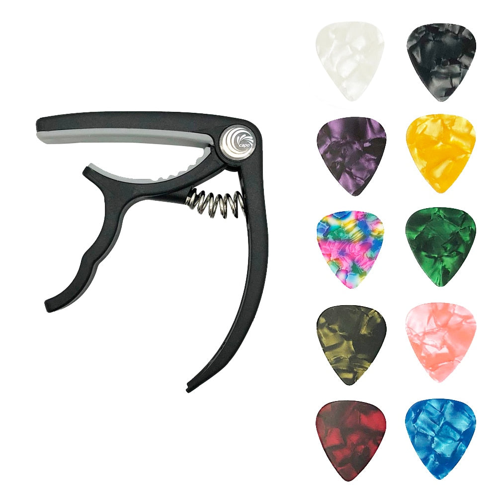 Guitar Plectrum+Capo